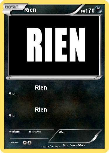 Pokemon Rien