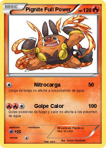 Pokemon Pignite Full Power