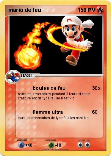Pokemon mario de feu