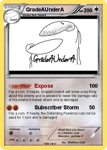 Pokemon GradeAUnderA