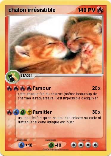 Pokemon chaton irrésistible