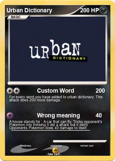 Pokemon Urban Dictionary