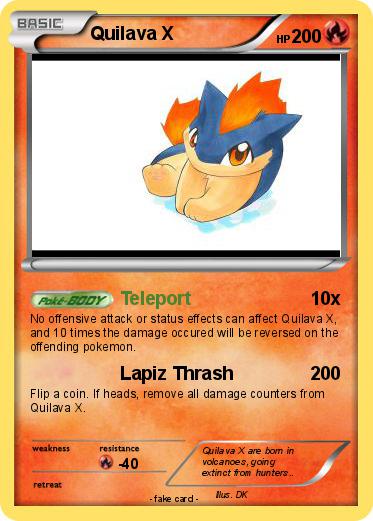Pokemon Quilava X