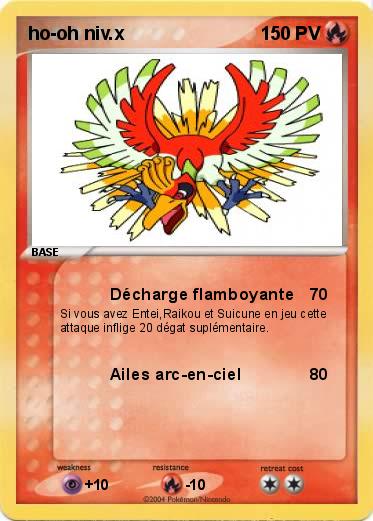 Pokemon ho-oh niv.x
