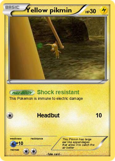 Pokemon Yellow pikmin