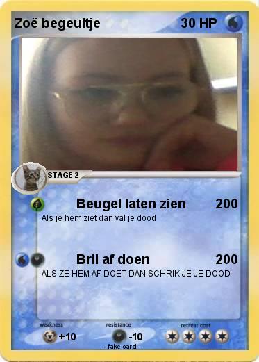 Pokemon Zoë begeultje