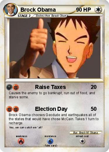 Pokemon Brock Obama