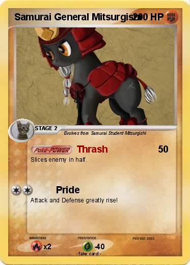 Pokemon Samurai General Mitsurgishi
