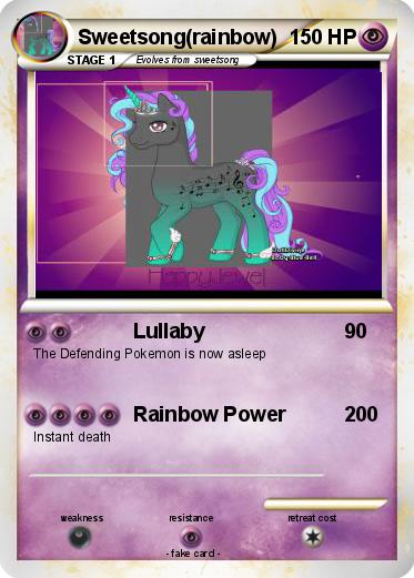 Pokemon Sweetsong(rainbow)