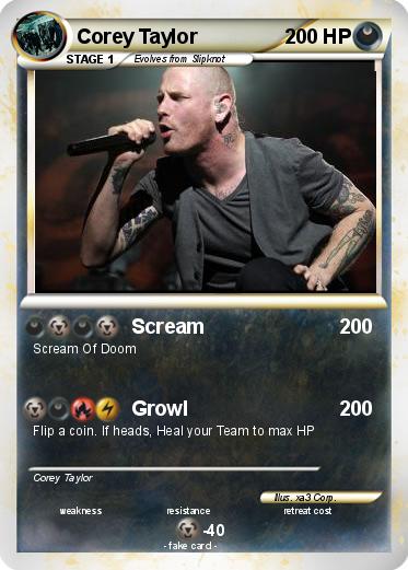 Pokemon Corey Taylor