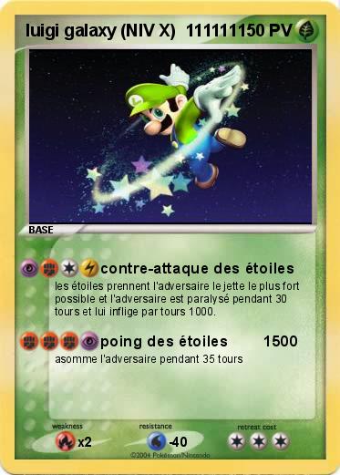 Pokemon luigi galaxy (NIV X)  111111