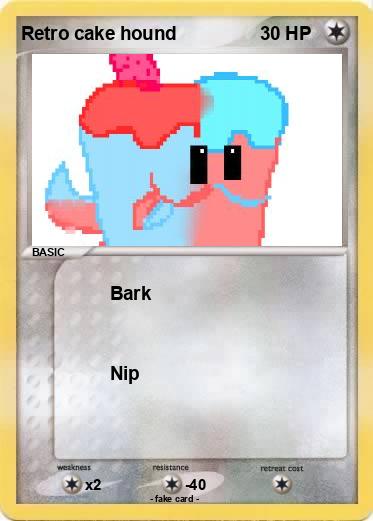 Pokemon Retro cake hound