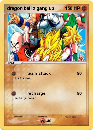 Pokemon dragon ball z gang up