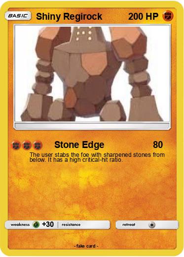 Pokemon Shiny Regirock