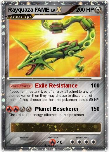 Pokemon Rayquaza FAME