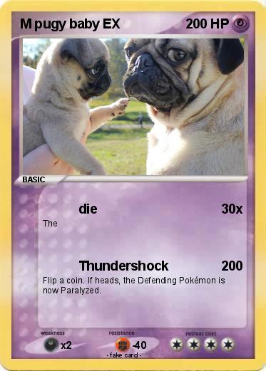 Pokemon M pugy baby EX