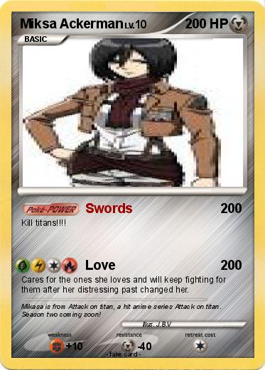 Pokemon Miksa Ackerman