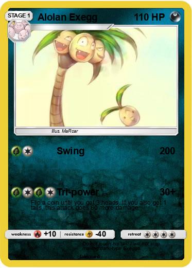 Pokemon Alolan Exegg