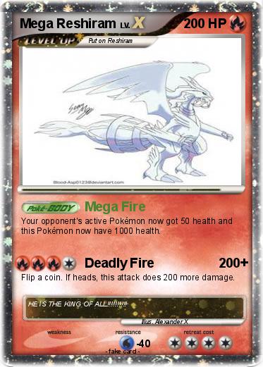 Pokemon Mega Reshiram
