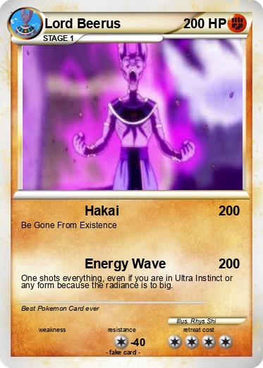 Pokemon Lord Beerus