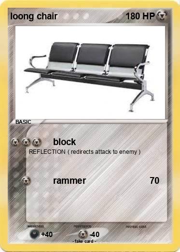Pokemon loong chair