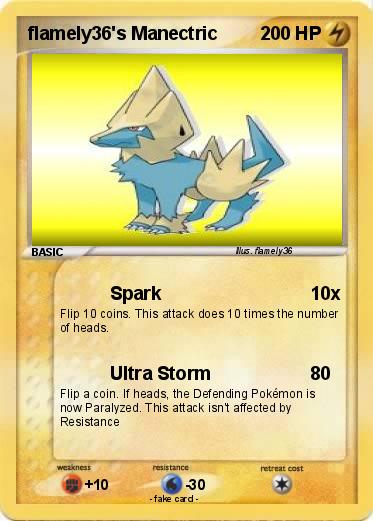 Pokemon flamely36's Manectric