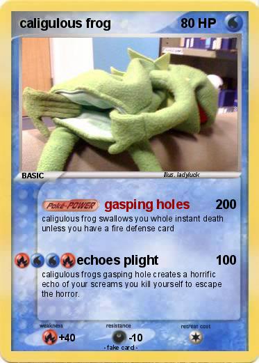 Pokemon caligulous frog