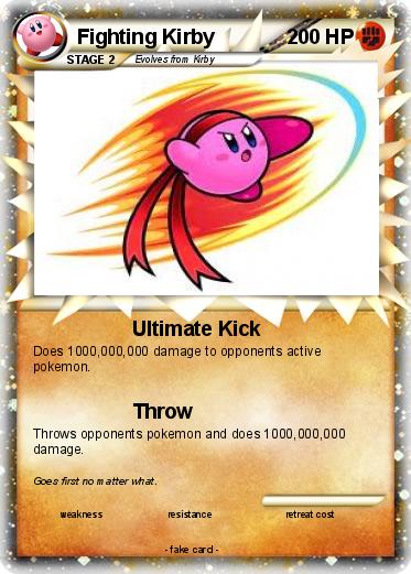 Pokemon Fighting Kirby