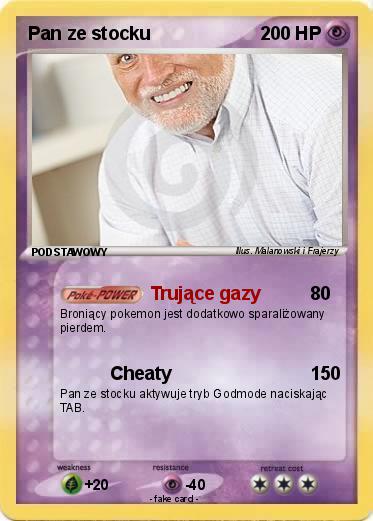 Pokemon Pan ze stocku