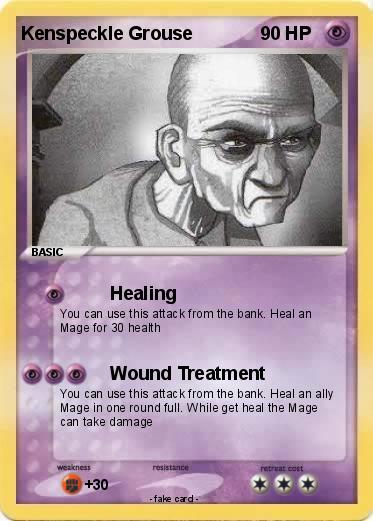 Pokemon Kenspeckle Grouse