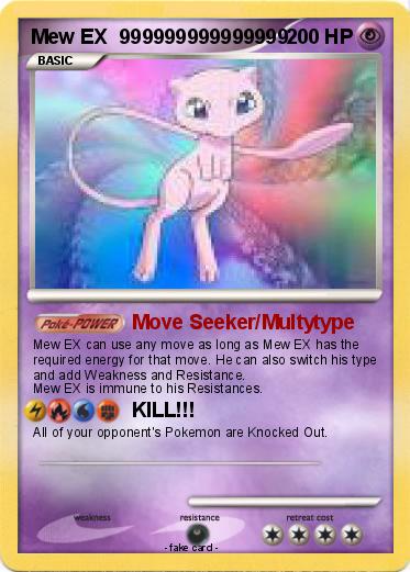 Pokemon Mew EX  999999999999999