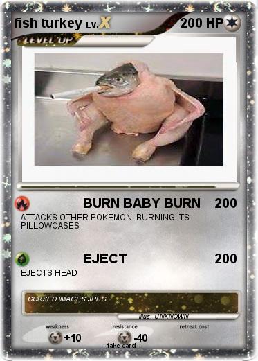 Pokemon fish turkey