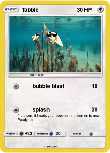 Pokemon Tabble