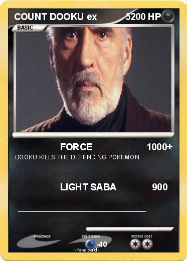 Pokemon COUNT DOOKU ex           5