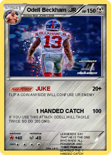 Pokemon Odell Beckham .JR