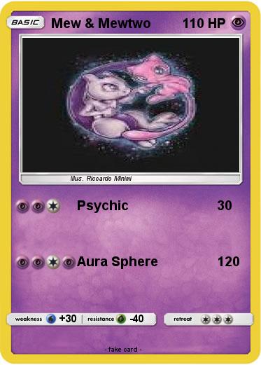 Pokemon Mew & Mewtwo