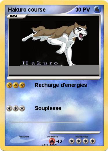 Pokemon Hakuro course