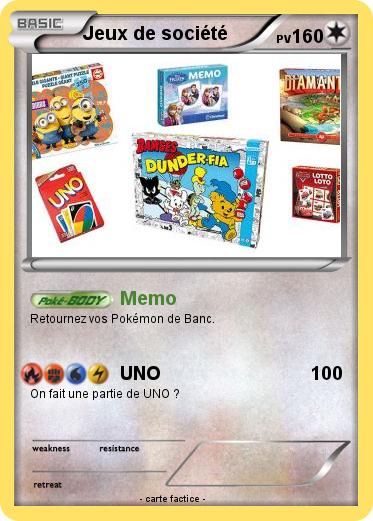 Pokemon Jeux de société
