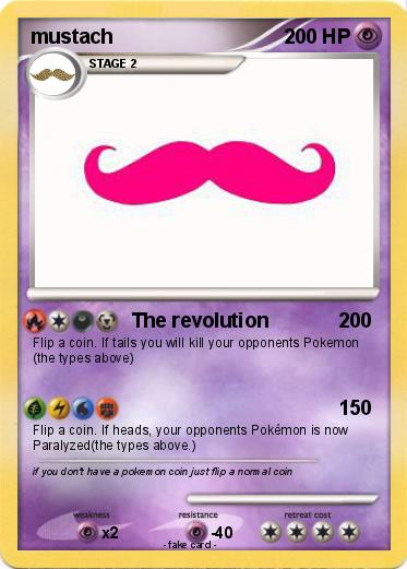 Pokemon mustach