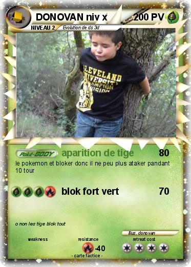 Pokemon DONOVAN niv x