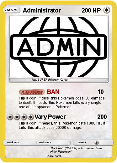 Pokemon Administrator