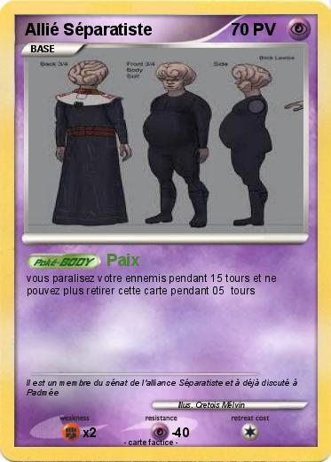 Pokemon Allié Séparatiste