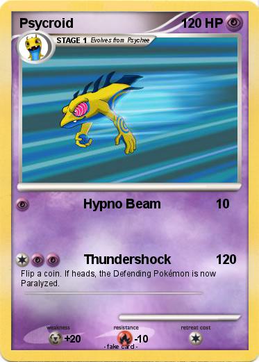 Pokémon Psycroid - Hypno Beam - My Pokemon Card