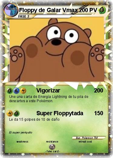 Pokemon Floppy de Galar Vmax