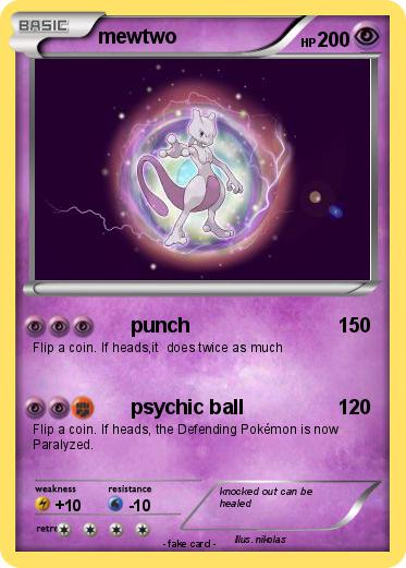Pokemon mewtwo