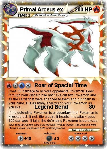 Pokemon Primal Arceus ex