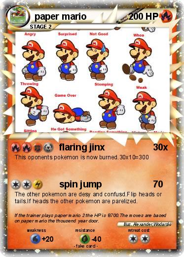 Pokemon paper mario