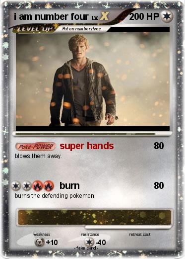 Pokemon i am number four