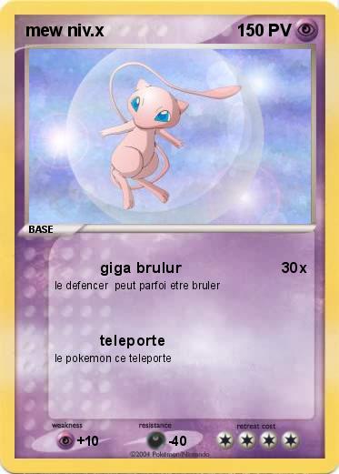 Pokemon mew niv.x