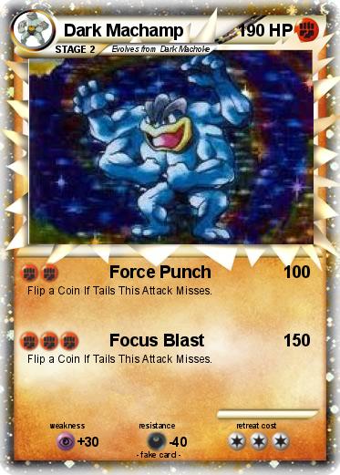 Pokemon Dark Machamp